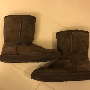 UGG Short Chocolate Brown Boots